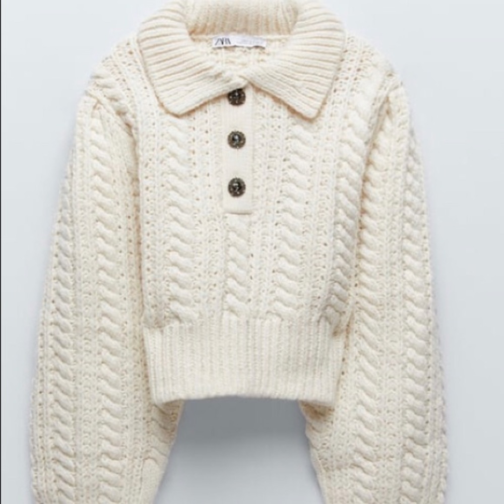 ZARA Cable knit sweater